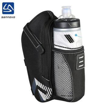 wholesale durable polyester bike seat bag with water bottle pocket